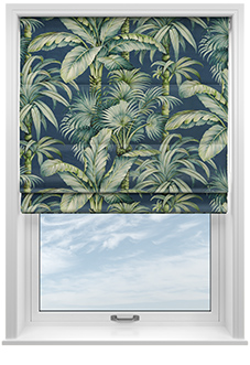 Tripura, Sea Grove - Twist&Fit Roman Blind